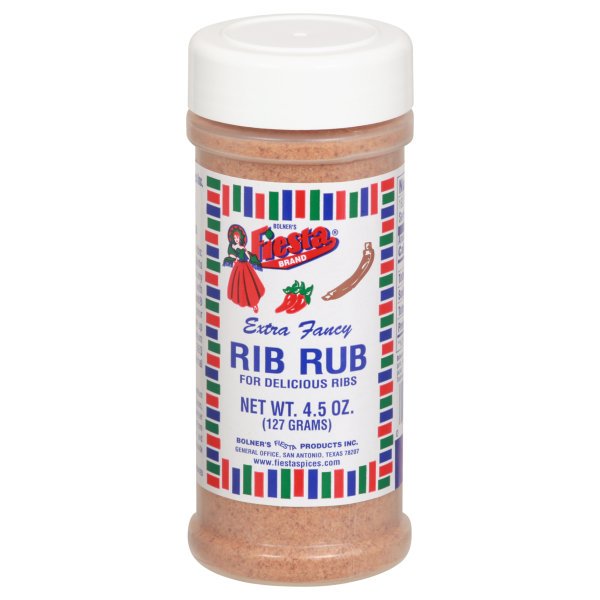 Fiesta Brand Rib Rub Seasoning, 4.5 oz jar