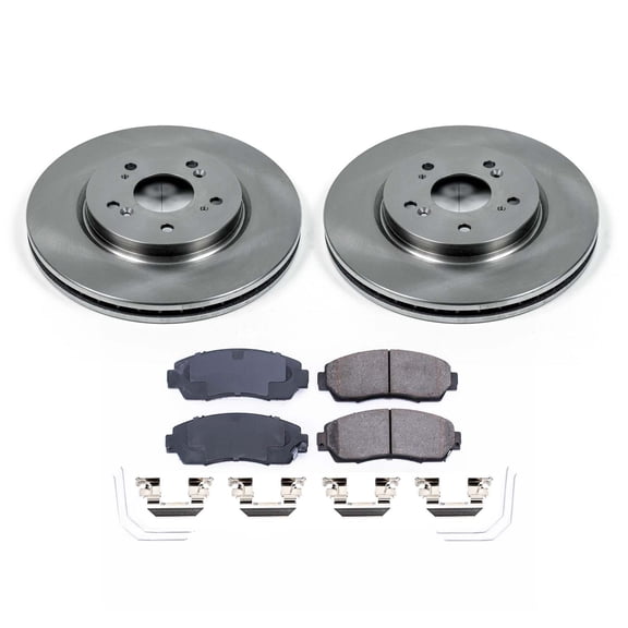 Ultimate Brakes Front Ceramic Brake Pad and Rotor Kit with Hardware WM80314