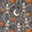 Gray Halloween Skeleton, variant on Yayeee Faucet Mat for Kitchen Sink 14.7" Diatomite Long Splash Guard Pad, Gray Halloween Skeleton