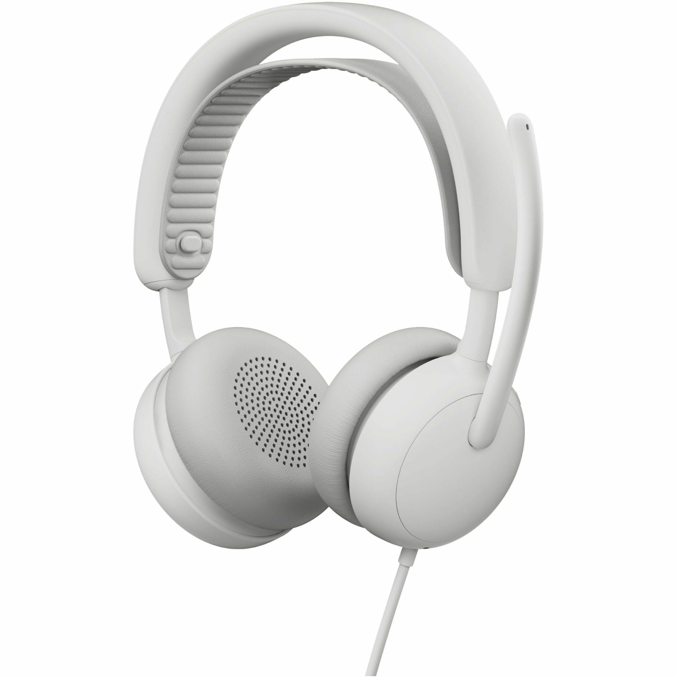 Logitech Zone Wired 2, Noise-Canceling Headset with Adaptive Hybrid ANC, USB-C with USB-A adapter, Offwhite