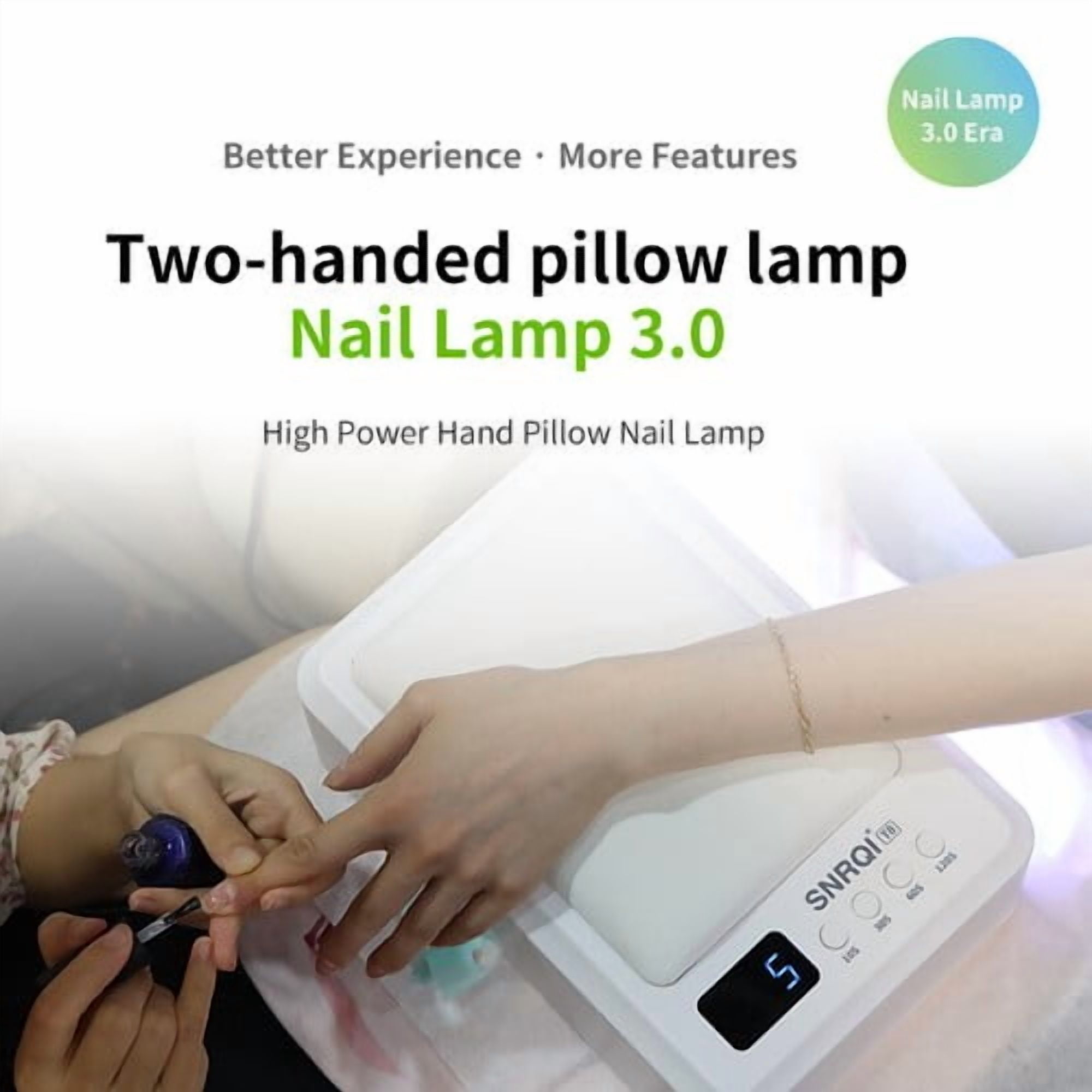 72W Professional Nail Dryer UV Nail Lamp Gel Nail Polish Press On Nails Curing