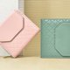 thumbnail image 4 of Cartera delgada de cuero de PU para mujer, billetera tipo acordeón, tarjetero, bolsillo para monedas con cremallera, 4 of 5