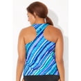 thumbnail image 2 of Swimsuits for All Women's Chlorine Resistant Racerback Tankini Top, 2 of 4