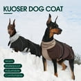 thumbnail image 6 of Kuoser Dog Coat Reflective Windproof Dog Outdoor Jacket for Cold Weather, Black, L, 6 of 7