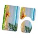 thumbnail image 4 of Juego de 3 piezas de baño, alfombrilla de baño, tapa de alfombra, de inodoro, cojín para asiento de inodoro, respaldo de goma antideslizante pa Baoblaze Alfombrilla de baño Alfombrilla de baño, 4 of 8