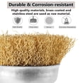 thumbnail image 2 of Brosse Métallique Ensemble de Brosses à Roue, 10 Roues Grossières 1/4 Pouce pour Perceuse, 3 Pcs, 2 of 6