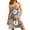 Light Brown, variant on Summer Dresses for Women Floral Print Strapless Sleeveless Smocked Ruffle Tube Top Dresses Casual Loose Fit Summer Beach Sundress