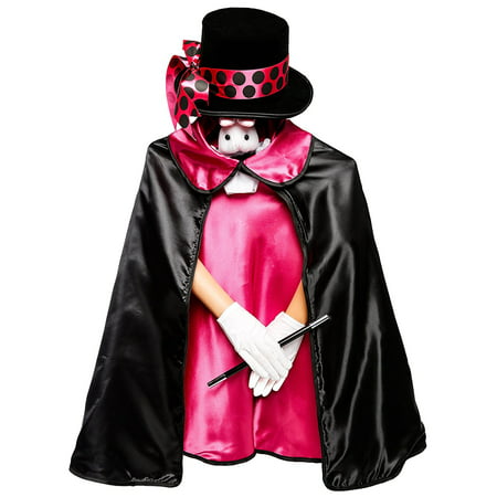 Magician Costume Set  - pink - 6 pieces including xl storage bag