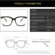 thumbnail image 4 of Alta Calidad 2023 Retro Marco Grande De Metal Anti-Azul Gafas Mujeres Hombres Moda Fresco Arco Iris, 4 of 4