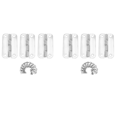 thumbnail image 1 of 6Pack Cooler Stainless Steel Hinges for Ice Chests, Cooler Stainless Steel Hinges Replacement Set with Screws, 1 of 8