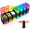 Multicolor, variant on Extra Large Weekly Pill Organizer 2 Times a Day - XL Pill Case Am Pm - Big Pill Box 7 Day Oversized Daily Vitamin Organizer Jumbo Pill Container Twice a Day Medicine Supplement Dispenser Rainbow