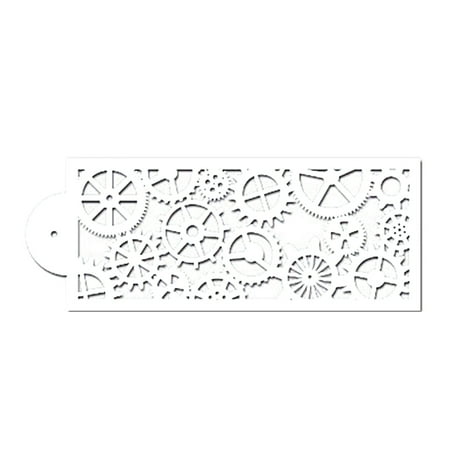 

Embossing Dessert Baking Tools Flower Pattern Edge Stamp Cake Decorating Stencil