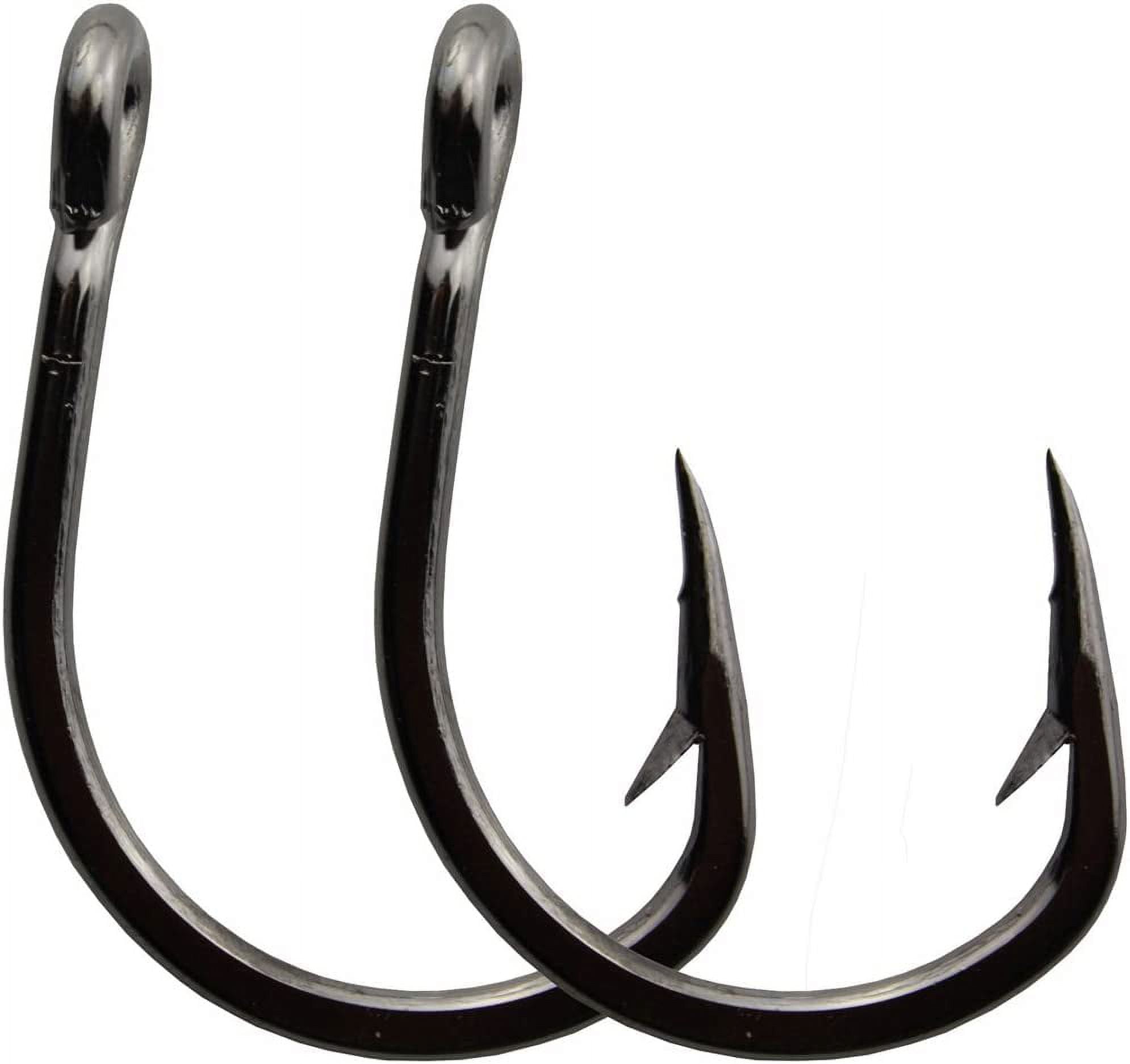 Saltwater Live Bait Fishing Hook 50pcs Sharped Stainless Steel 2X Strong Fishing Hook for Saltwater Fishing (5/0)