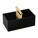 thumbnail image 1 of Caja de almacenamiento de escritorio, organizador de encimera, soporte creativo multiusos para artículos de tocador Negro, 1 of 9