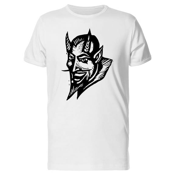 Sketch Of The Devil T-Shirt Men -Image by Shutterstock, Male Medium