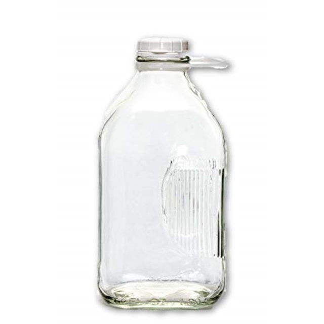 Vintage glass juice bottle large decorative bottele vintage kitchen