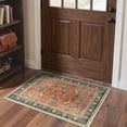 thumbnail image 3 of KUETH 2x3 Vintage Floral Area Rugs Machine Washable Rugs for Living Room, Non Slip Flat Pile Rug with Rubber Backing, Boho Rug for Entryway Bedroom Dining Room Home Office, 3 of 12