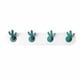 thumbnail image 1 of Gancho de Cactus para el hogar, gancho sin costuras de dibujos animados detrás de la puerta, gancho adhesivo para baño, gancho adhesivo para inodoro sin perforaciones (4 ganchos), 1 of 5