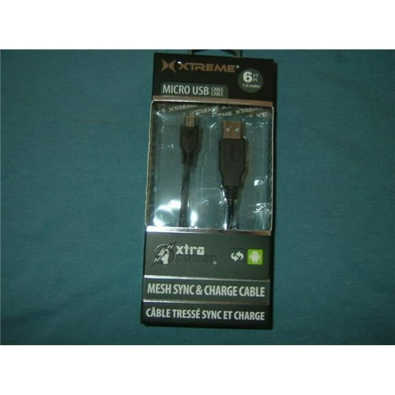 4 in. Micro USB Cable, Black