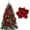 A, variant on Gnoradne Christmas Velvet Magnolia Flowers,Realistic Faux Magnolia Floral Decor for Christmas Tree,Artificial Glitter Magnolia Flower Ornaments,Multipurpose Floral Accents for Christmas Wreath Decor