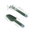 thumbnail image 4 of SHISUYAN 2 Sets of Hand Trowel Plastic Hand Trowel Rake with Ergonomic Handles for Bonsai, 4 of 9