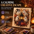 thumbnail image 2 of Halloween Ghost Pearl Art DIY Kit 3D Diamond Painting Craft with Cute Halloween Design Pearl Art Kits for Adults DIY Fall Home Decor Wall Art for Parties and Seasonal Gifts (#C), 2 of 7