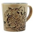 thumbnail image 2 of Glazed Stoneware Wildlife Safari Cheetah Print 16oz Ceramic Mug Coffee Cup, 2 of 7
