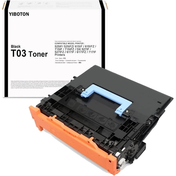 T03  Toner Cartridge 2725C001AA Black Compatible for Canon ImageRunner Advance 525iF 615iF 715iF 617iF 617iFZ 717iF 619iF Printer