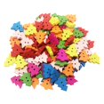 thumbnail image 3 of veasfak 100pcs Colorful Tree 2 Holes Wooden Sewing Buttons DIY Scrapbooking, 3 of 6