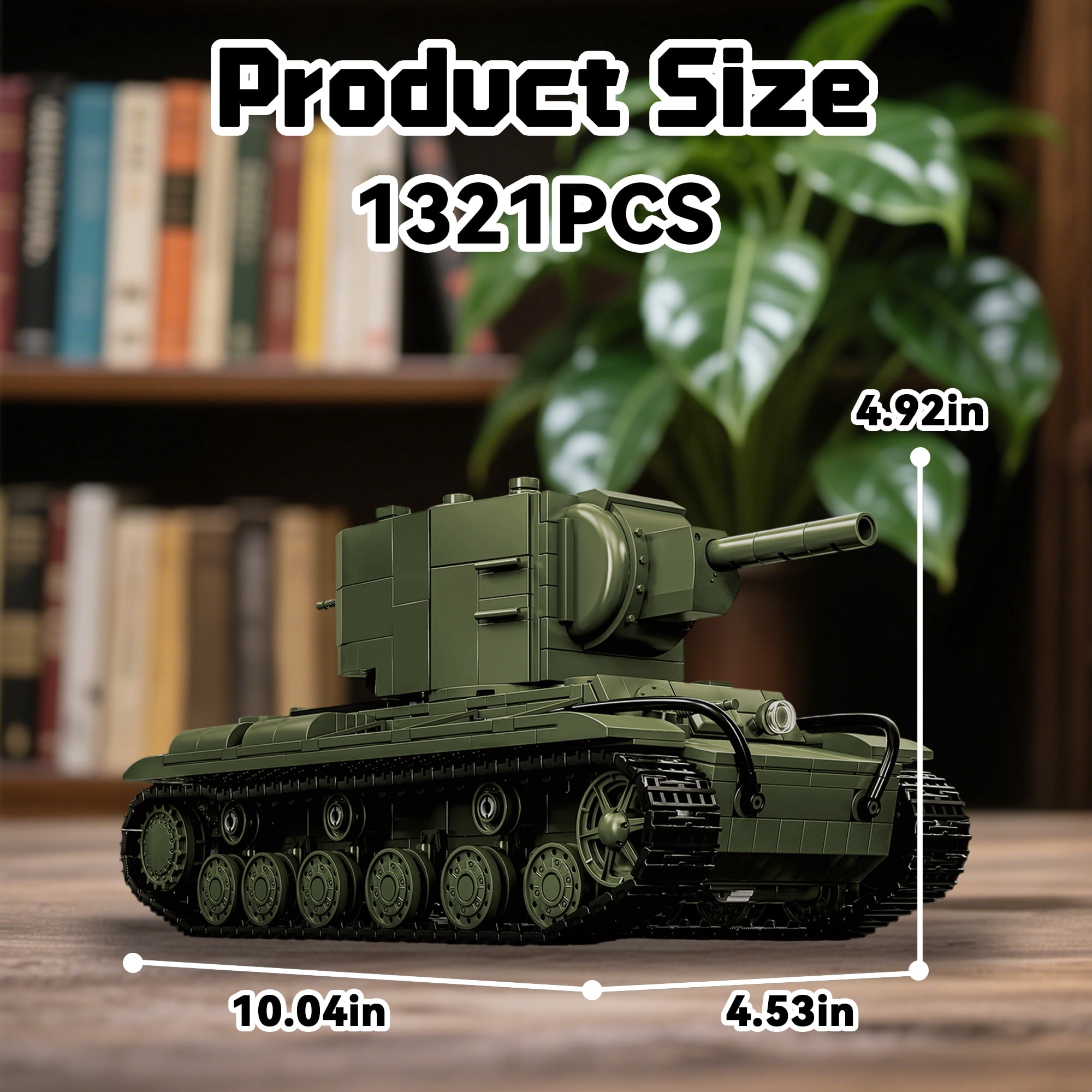 Remocguys Military KV-2 Heavy Tank Building Block Set Compatible
