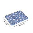 thumbnail image 4 of Pet Cooling Mat, Reusable Water Absorbent Washable Dog Cat Pee Pad, Non-Slip Quilted Sleeping Cushion for Small Medium Dogs Cats Kittens Puppies, Indoor Crate Sofa Floor Training Pet Blanket, 4 of 6