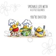 thumbnail image 2 of Stamping Bella Cling Stamp 6.5"X4.5"-Iron Chef Chicks, Pk 1, Stamping Bella, 2 of 2