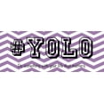 thumbnail image 2 of Gibbons, Lauren 14x8 White Modern Wood Framed Museum Art Print Titled - YOLO, 2 of 4