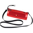 thumbnail image 3 of Silicone Case for JBL FLIP 5 Waterproof Portable Bluetooth Speaker, Travel Carrying Storage Bag Pouch with Shoulder Strap and Carabiner (Red), 3 of 7