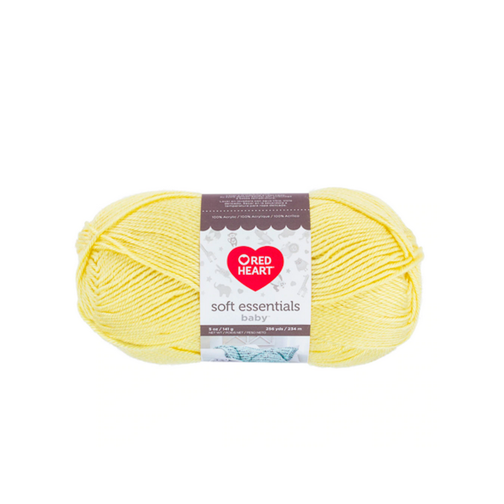 Red Heart Soft Essentials Baby Lemonade Knitting & Crochet Yarn