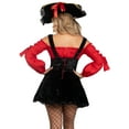thumbnail image 2 of Leg Avenue Women's Red Vixen Pirate Costume, 2 of 5