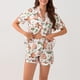 thumbnail image 5 of Pijama Navideño para Mujer con Solapa, Corta, Pantalones Cortos y Estampado de Papá . Hombre de Jengibre M, 5 of 10