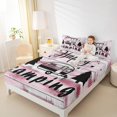 thumbnail image 4 of Manfei Travel Trailer Twin Sheet Sets,Happy Camping Twin Fitted Sheet,Old Wooden Board Flat Sheet For Boys Kids,Luxury Bedroom Decor,3-Piece, 4 of 7