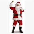 thumbnail image 2 of Traje de Papá Noel de siete piezas, ropa de actuación teatral de ambiente festivo, 2 of 3