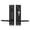 Black-1 Pack, variant on Black 1 Pack Front Door Handle Set Entry Lever And Deadbolt Modern Square