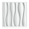 thumbnail image 2 of 29 Sq.Ft 3D Wall Panels, Modern Interior Accent Wall Panel Geometric Textured Wall Tiles for for Living Room Hotel Office,11.8"x11.8", 30Pack, 2 of 8
