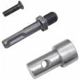 thumbnail image 3 of Electric Drill Adapter Auger, 10.4cm Length, Keyless Drill Chuck, Round Shank For Impact Driver, 3 of 5