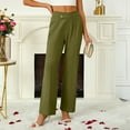 thumbnail image 5 of Women's Casual Straight Leg Pants With Side Pockets For Everyday Comfort And StyleFashion Clothing, 5 of 7