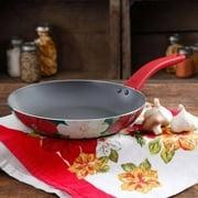 The Pioneer Woman 10" Non-Stick Decorated Frying Pan with Soft-Touch Handle