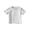 White, variant on BTDECLAR Toddler Girl's Short Sleeve Shirts Summer Crewneck Lettuce Trim Cute T-Shirts Soft Comfy Breathable Girls Tops 12M-11Y