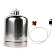 thumbnail image 3 of S SERENABLE Stainless Steel Gas Bottle Inflatable Gas Tank Fuel Canister Container Empty Refillable for Outdoor Cooking BBQ Camping Stove 4L, 3 of 9