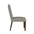 thumbnail image 4 of HomePop Rounded Back Upholstered Dining Chair, Gray, 4 of 9