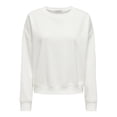 thumbnail image 1 of ONLY Sudadera para mujer - ONLSWEAT LIFE CREW OVERSIZE SWT, cuello redondo, mezcla de algodón Blanco S (Small), 1 of 7