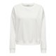 thumbnail image 1 of ONLY Sudadera para mujer - ONLSWEAT LIFE CREW OVERSIZE SWT, cuello redondo, mezcla de algodón Blanco S (Small), 1 of 7