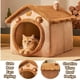 thumbnail image 5 of Cama para Gatos KooTeedd Cueva Acogedora Tipo Tienda con Cojín Desmontable, 5 of 7